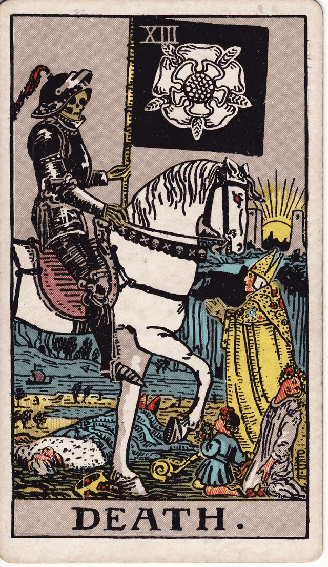 Death - Traditional Rider-Waite Tarot Card