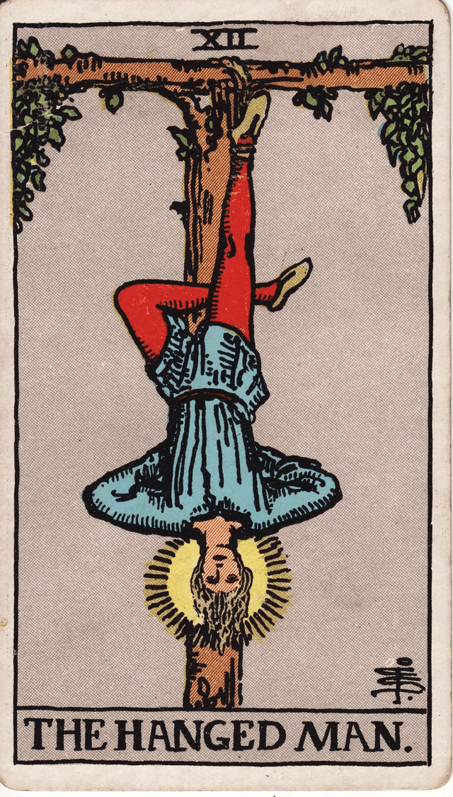 The Hanged Man - Traditional Rider-Waite Tarot Card