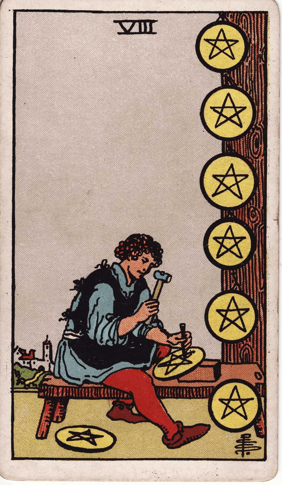Image of Eight of Pentacles