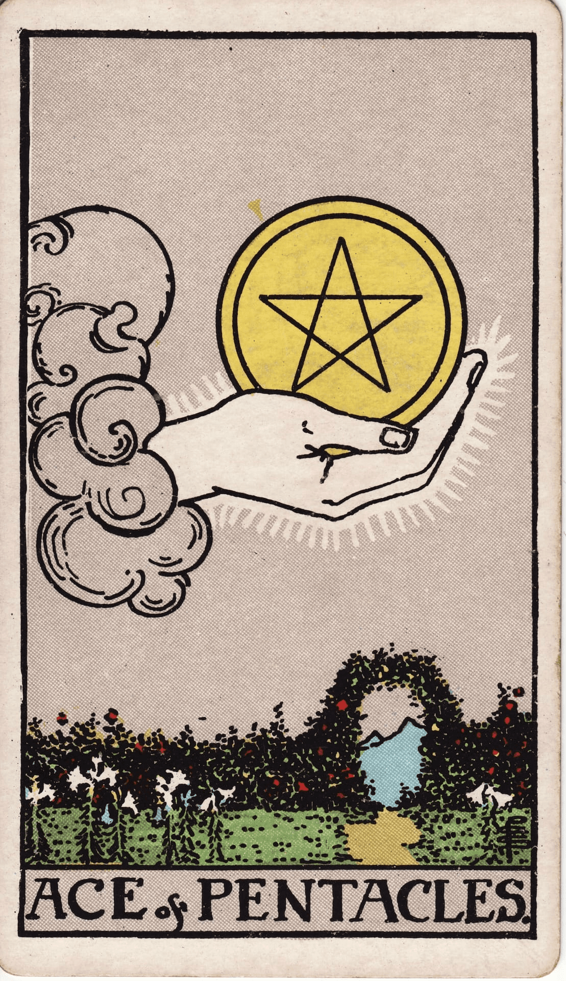 Image of Ace of Pentacles